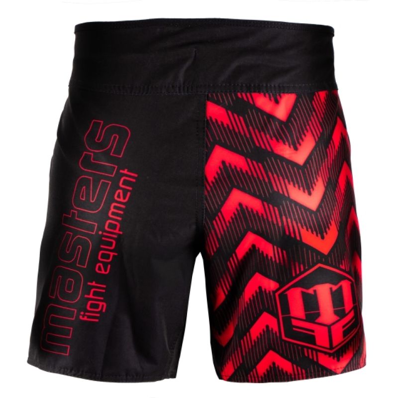 MASTERS FIGHT EQUIPMENT MASTERS PULSE SMMA-P MMA black and red piros rövidnadrág SMMA-P-0102-M