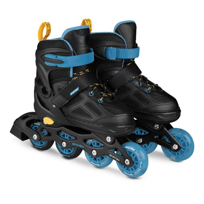 Spokey Quattro 4IN1 SPK-943434 inline skates size 38-41 BK/DBL Szabadidő kiegészítő