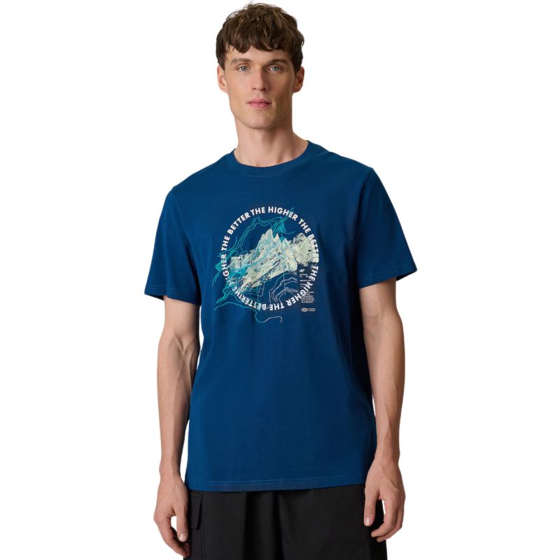 4F Men's T-shirt M2822 sea 46S zöld póló