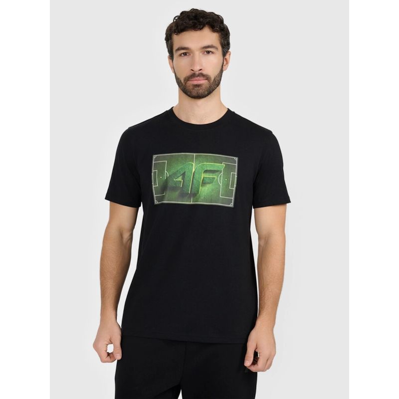 4F Men's regular printed T-shirt póló 4FRAW25TTSHM3612-20S