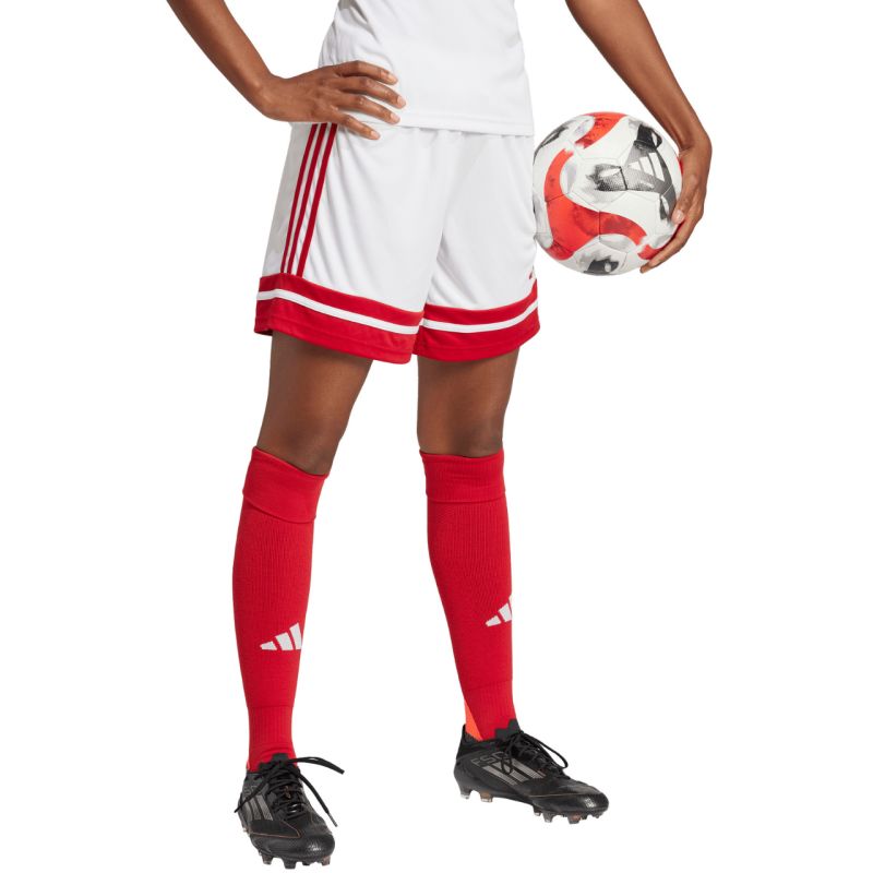 adidas Squadra 25 women's white and red JJ0020 2xs short
