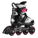 NH10907 4in1 ROLLER SKATES WITH EXTENDED HOCKEY BLADES TINTS PINK SIZE S(31-34) NILS EXTREME rózsaszín utcai cipő