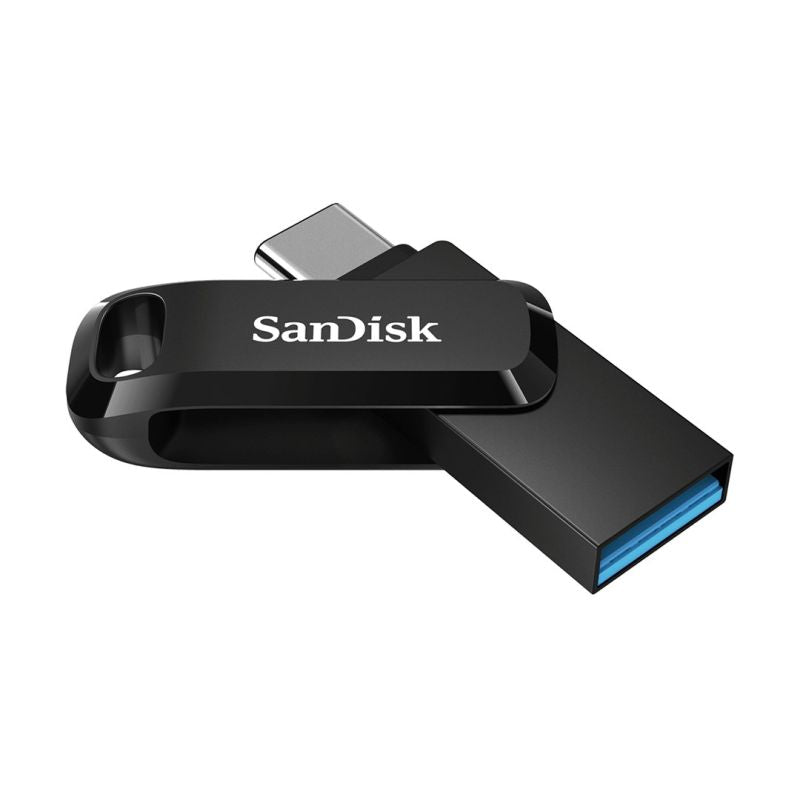 SanDisk Ultra Dual GO SDDDC3-128G-G46 pendrive (128GB; USB 3.0, USB-C; ) fekete kabát