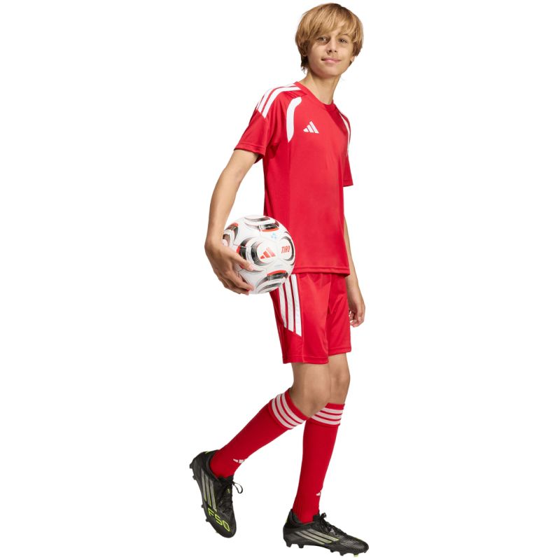 adidas Tiro 26 League kids' red KA8817 104cm short