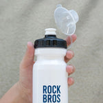 Rockbros 600 ml Bike Bottle - White biały water bottles, training equipment