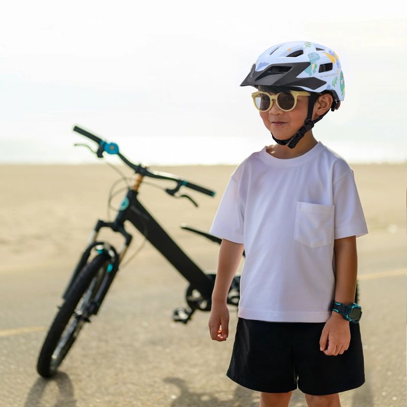 Wozinsky Children's MTB Bike Helmet with Detachable Visor S - Light Blue 52-56 cm \ jasnoniebieski védőfelszerelés HT-45R-199827