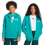 Adidas Essentials green kids tracksuit JN2427 128 cm melegítő