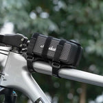 Rockbros 50210064001 Velcro Bike Strap for Bluetooth Speaker or Water Bottle - Black fekete water bottles, bluetooth speakers, belts, training equipment