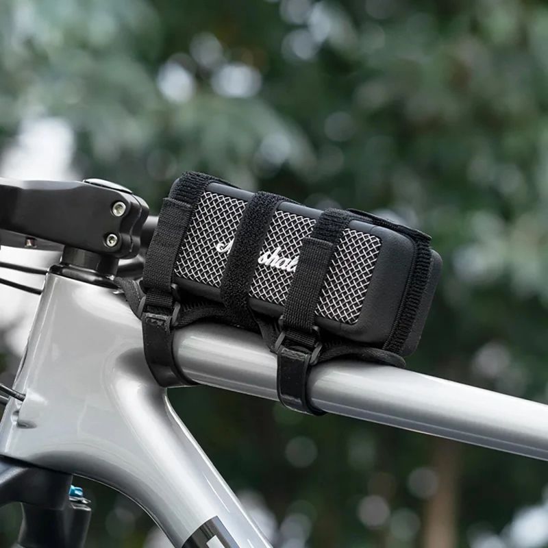 Rockbros 50210064001 Velcro Bike Strap for Bluetooth Speaker or Water Bottle - Black fekete water bottles, bluetooth speakers, belts, training equipment