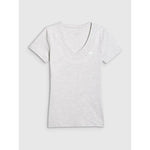 Women's basic V-neck T-shirt 4F 4FWMM00TTSHF3307-27M 2xl póló