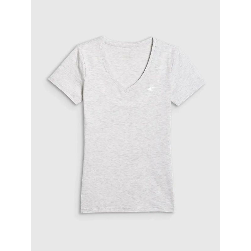 Women's basic V-neck T-shirt 4F 4FWMM00TTSHF3307-27M 2xl póló