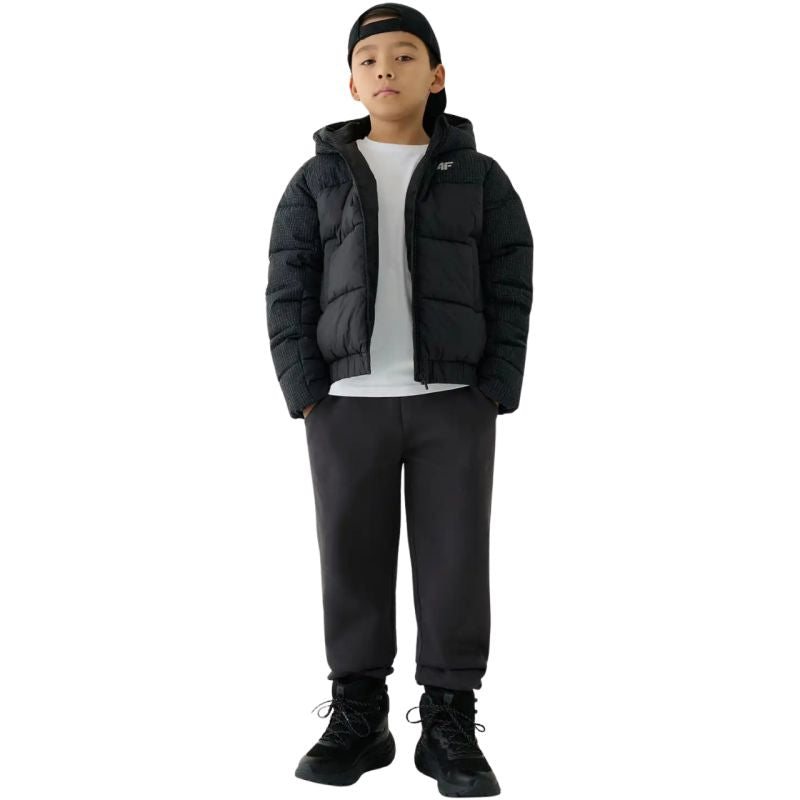 4f Boy's down jacket M621 deep black 4FJWAW25TDJAM621 20S Ruházat