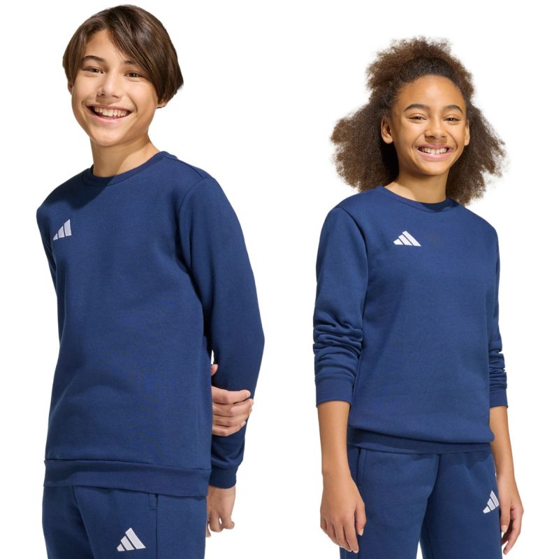 adidas Entrada 26 Sweat Top for kids, navy blue JZ6552 104cm pulóver