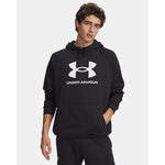 Under Armour Rival Fleece Logo Hoodie – black/white fekete kapucnis pulóver 595960