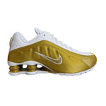 Nike Shox R4 Metallic Gold White (GS) Sports - CW2626-700 arany utcai cipő