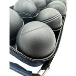 Enero 8-Piece Petanque Balls - Black Boule, Pro Cover fekete covers