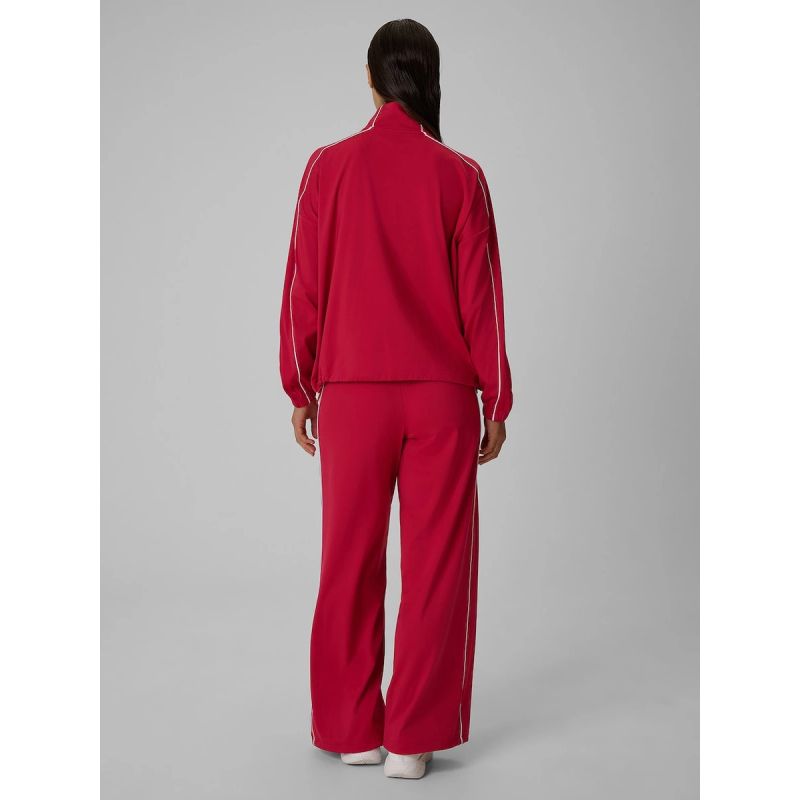 Women's quick-drying wide-leg trousers 4F