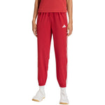 adidas Train Essentials 3-Stripes Woven Women's Pants Red