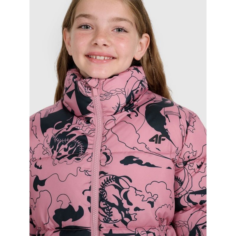 4F Girls' down with synthetic filling gyerek dzseki 4FJRAW25TDJAF0748-54A