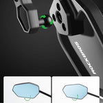 Rockbros F-253W Anti-Glare Carbon Fiber Arm Bicycle Mirror - Left