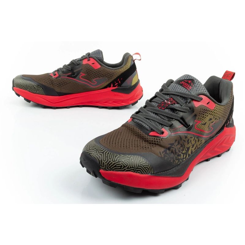 Joma Men's Tundra Trail Running Shoes, Off-Road, Cushioned, Khaki Red