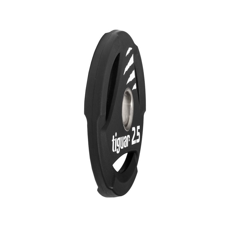 Tiguar PU Olympic plate 2.5 kg fekete kiegészítő TI-WTPU00250
