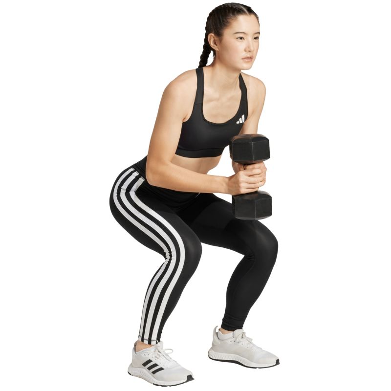 adidas Optime Essentials 3-Stripes 7/8 Women's Leggings Black JD6545 General