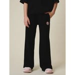 Girls' wide-leg sweatpants 4F