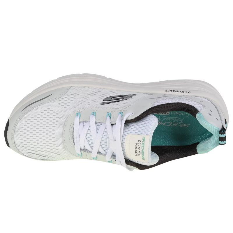Skechers Relaxed Fit: D'Lux Walker - Infinite Motion 149023-WBK White fehér utcai cipő
