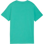 Puma ESS Small No. 1 Logo Centered Tee for Kids Green 692975