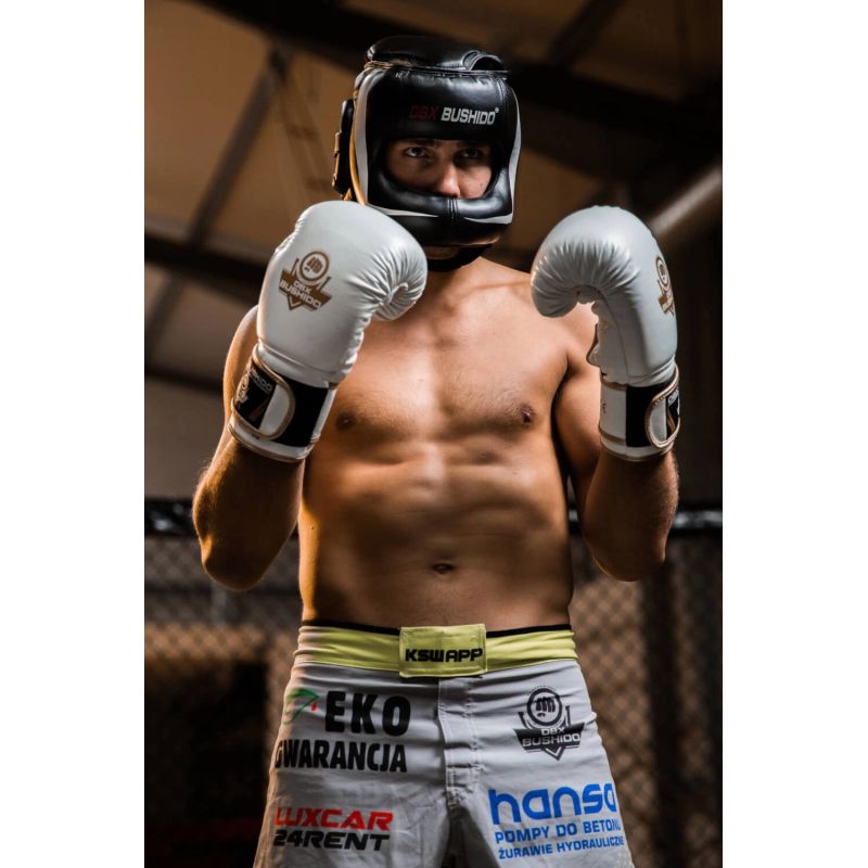 DBX Bushido Boxing helmet with visor – Ninja helmets, martial arts equipment