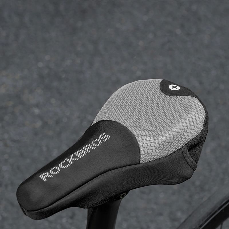 Rockbros Cover Bicycle Seat Cushion Size S - Black czarny \ s pillows and headrests, covers