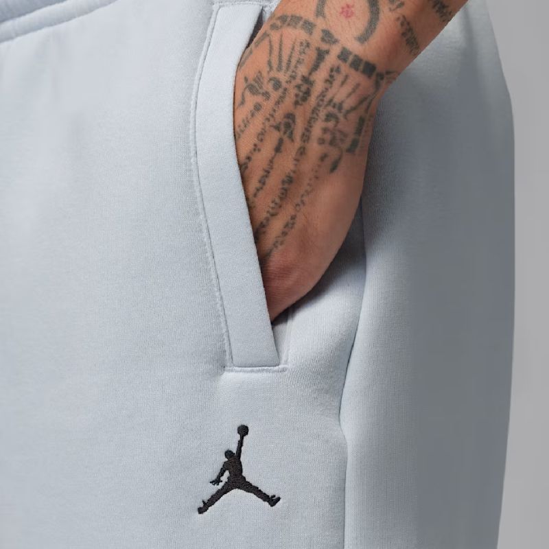 AIR Jordan Brooklyn Fleece Oversized Open-Hem Pants - tracksuits, pants