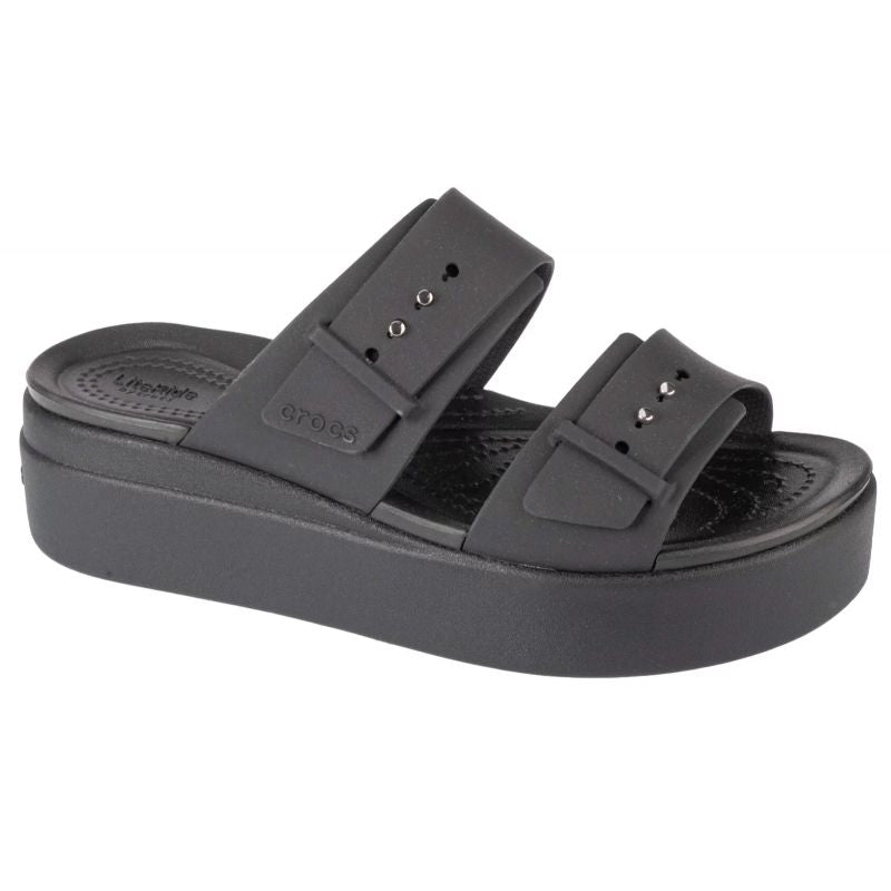 Crocs Brooklyn Low Wedge Sandal W 207431-001 flip-flops Cipő