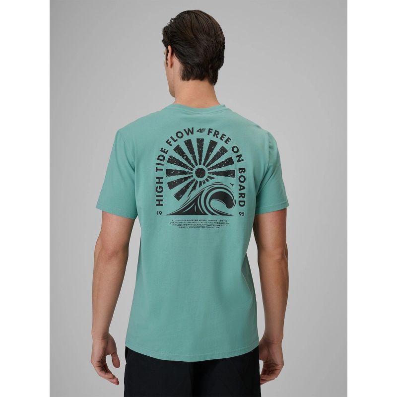 4F Men's relaxed T-shirt with print póló 4FRSS26TTSHM4296-47S