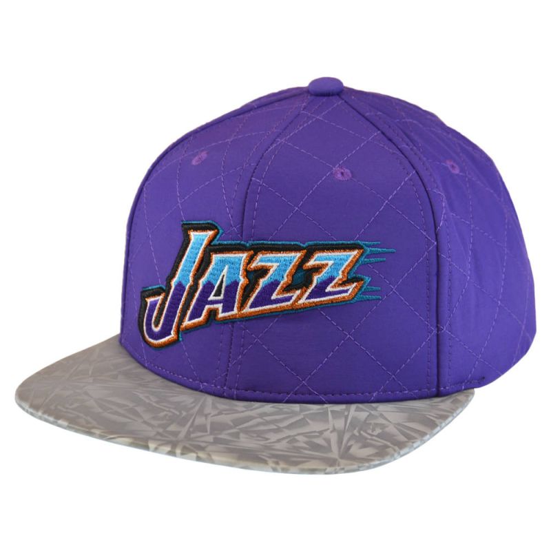 Mitchell & Ness NBA Diamond Base Snapback HWC Utah Jazz Cap - HHSS1213-UJAYYPPPPURP uniwersalny baseball sapka