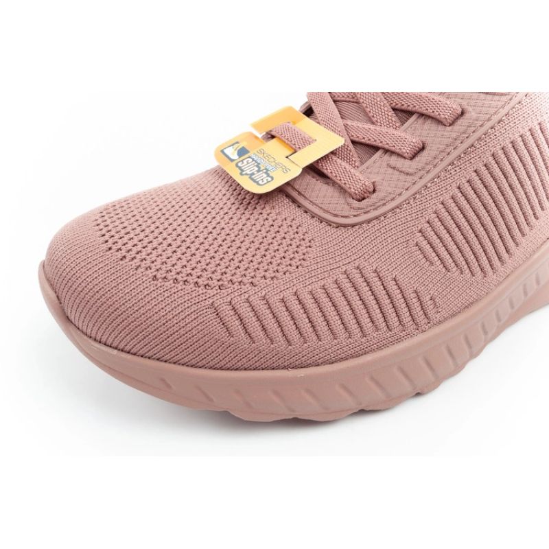 Skechers Bobs Squad-Chaos women's comfortable SLIP-INS sports shoes pink Cipő