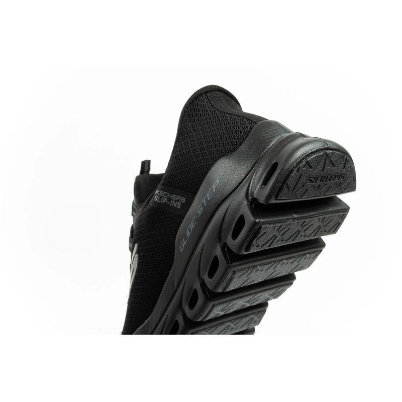 Skechers men's sneakers Glide-Step comfortable lightweight Slip-Ins black fekete utcai cipő
