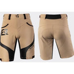 Rockbros men's 2-in-1 cycling bézs short