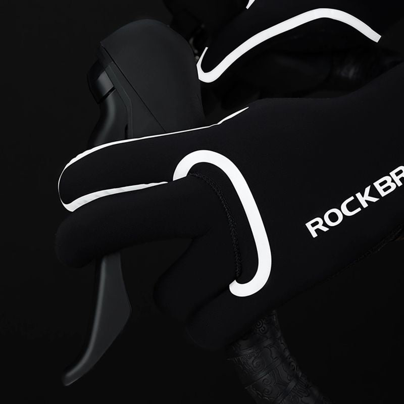 Rockbros Full Waterproof Cycling Gloves, Size: L/XL - Black l || xl kesztyű