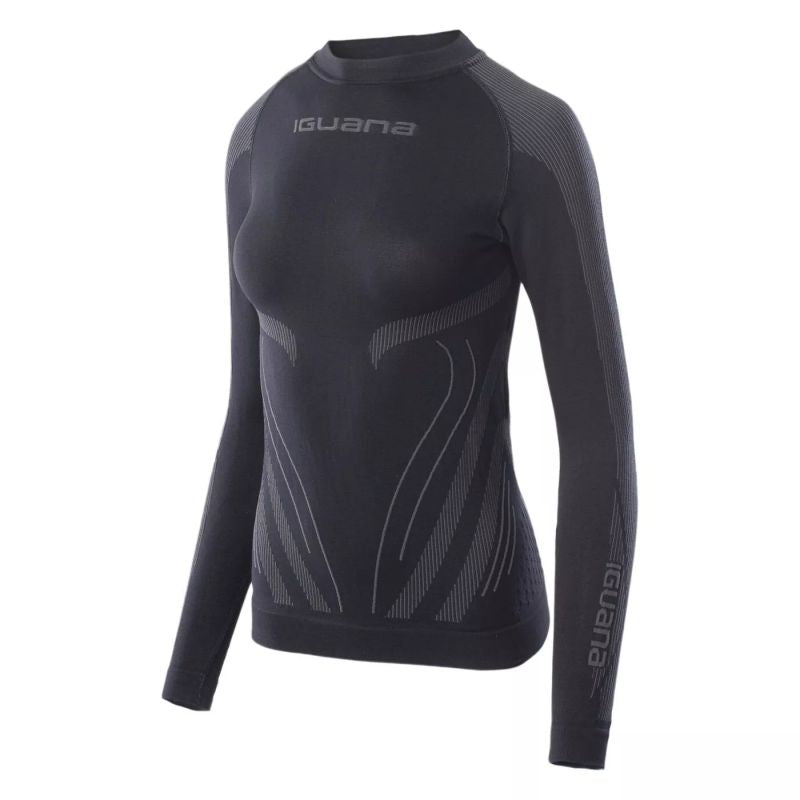 Iguana Gambit W Top W Thermoactive T-shirt fekete termoaktív ruha 92800556710