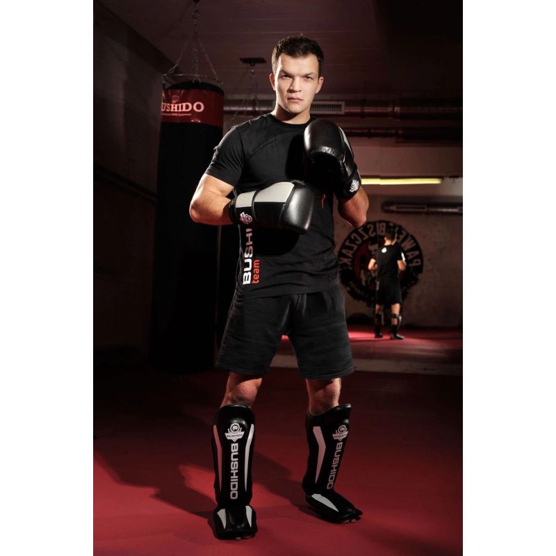 DBX Bushido Shin Guards - Phantom White fehér protectors and knee pads