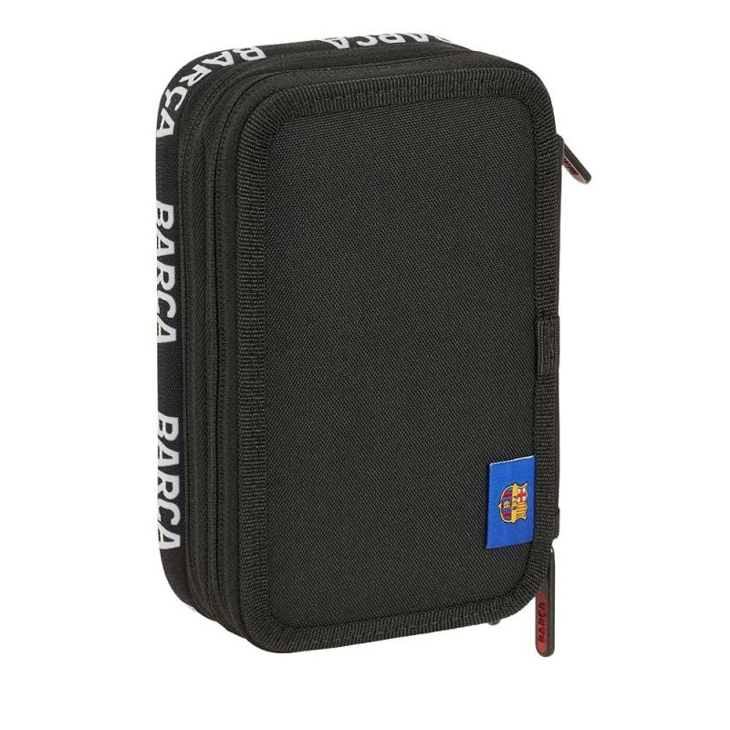 FC Barcelona triple filled pencil case 37 PCS czarny ceruzatartó
