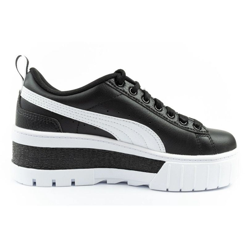 Puma Mayze women's sports shoes Sneakers platform black white fashionable General