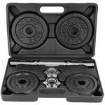 Enero Cast Iron Dumbbell 10 Kg Fit Case fekete dumbbell, strength training equipment, training equipment