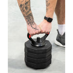 Enero COMPOSITE Dumbbell KETTLEBELL 4IN1 20KG FIT dumbbell, strength training equipment, training equipment