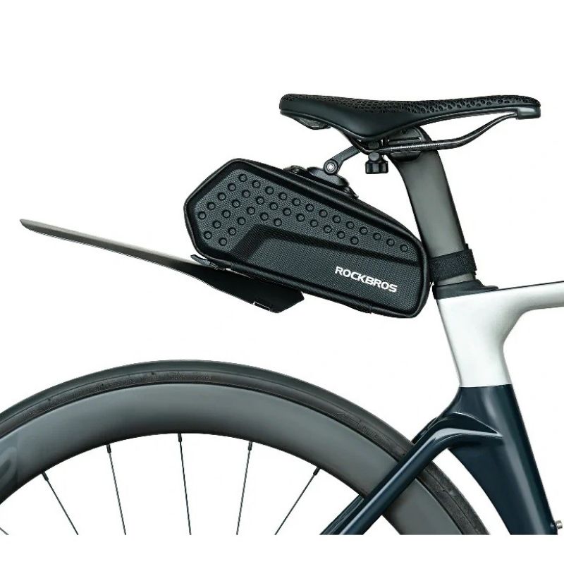 Rockbros bike saddle with mudguard táska