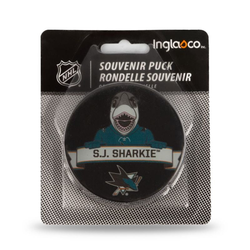 Inny Inglasco NHL Mascot Hockey Puck 510AN001901 Edzőfelszerelés fekete