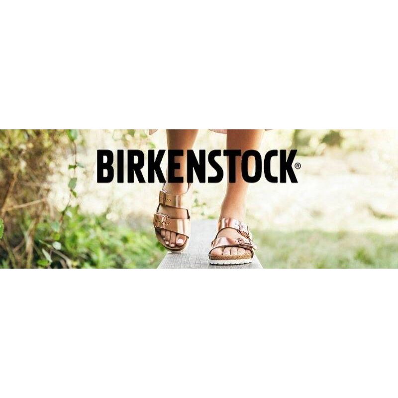 Birkenstock Women's/men's brown Arizona Nubuck Habana narrow flip-flops (52533) cipő