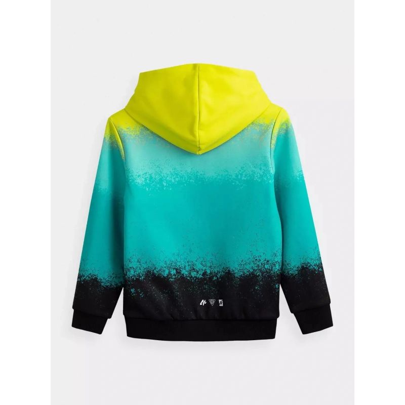4F Boy's cotton hoodie pulóver 4FJWSS26TSWSM3184-90A
